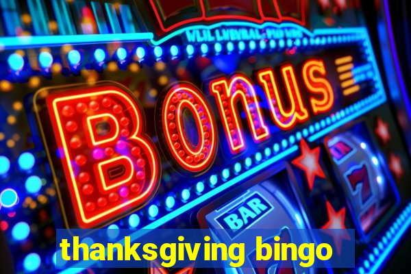 thanksgiving bingo